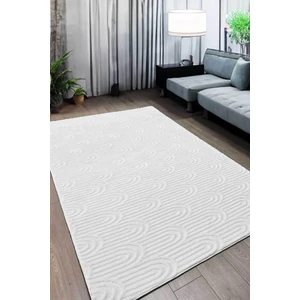 Decomia Home Erla Iskandinav Premium Peluş Bukleli Beyaz Salon Halısı Mutfak Halısı Çocuk Halısı Yolluk