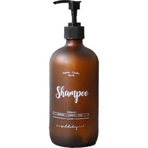 Amber Cam Şampuan Şişesi - 500 ml