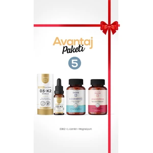 Avantaj Paketi 5 (Magnezyum, L Carnitin, D3K2)