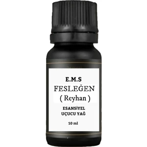 Fesleğen ( Reyhan ) Esansiyel Uçucu Yağ Buhurdanlık Yağı Difüzör Esansı Aromaterapi Yağı 10 ml
