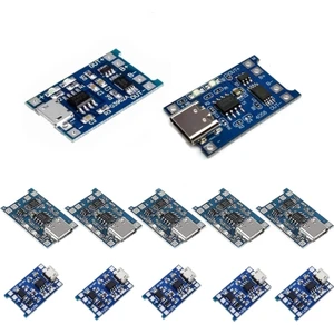 TP4056 5 Adet TP4056 Type-C ve 5 Adet TP4056 Micro USB 18650 Lityum Pil Şarj Devresi Şarj Modülü