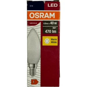 4,9W (40W) 2700K (Sarı Işık) E14 Duylu LED Ampul