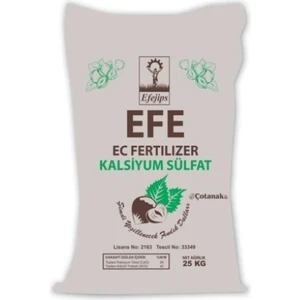 Efe Jips Tarım Efe Kalsiyum Sülfat 25 kg