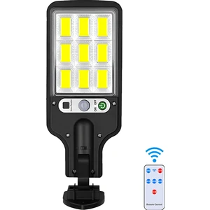 Güneş Enerjili Hareket Sensörlü 120 Ledli Solar Bahçe Sokak Mahalle Kapı Önü Aydınlatması 3 Modlu