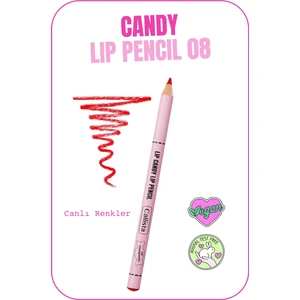 Lip Candy Lip Pencil Dudak Kalemi 08 Pomegranate - Kırmızı