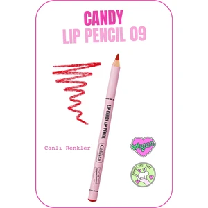 Lip Candy Lip Pencil Dudak Kalemi 09 Smashed Cranberry - Kırmızı
