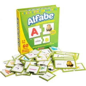 Diy - Toy Eğlenceli Alfabe 60 Parça Puzzle - Eşleştirme Oyunu