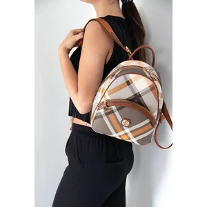 Silver Polo Silver  Polo Kadın Sırt Çantası Haki - Taba NV945