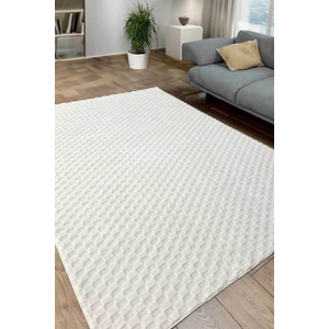 Dolly Iskandinav Premium Peluş Bukleli Beyaz Dokuma Salon Halısı Mutfak Halısı Çocuk Halısı Yolluk