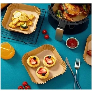 Pisirme Kagidi Airfryer Xxl Xl Air Fryer Yagli Kagit Xiaomi Philips Tüm Markalara Uyumlu 50 Adet
