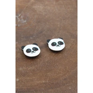 087 450 Çocuk Mıknatıslı Panda Tek Ebat Küpe