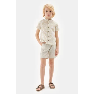 Erkek Çocuk Desenli Gömlek 23SS2NB3613