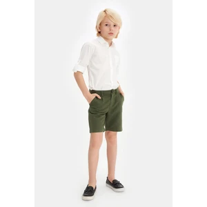 Erkek Çocuk Ekru Gömlek 23SS0NB3601