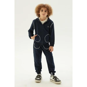 Erkek Çocuk Lacivert Eşofman Üstü