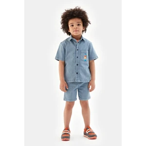 Erkek Çocuk Çizgili Gömlek 23SS0NB3609