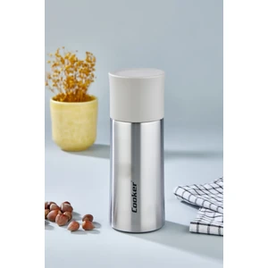 0,30 ml Çift Kat Paslanmaz Çelik 300 ml Termos ( Çay Kahve Piknik Kamp Outdoor Ofis Otel Kafe Okul )-Krem