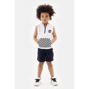 Erkek Çocuk Beyaz Tshirt 23SS1NB3564