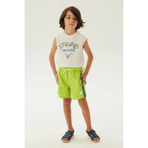 Bg Store Erkek Çocuk Yeşil Şort