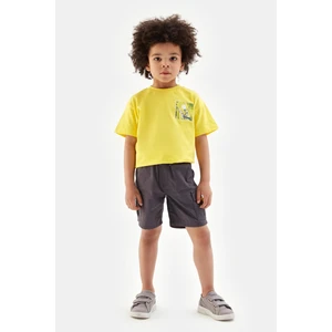 Bg Store Erkek Çocuk Antrasit Şort 23SS1NB3153