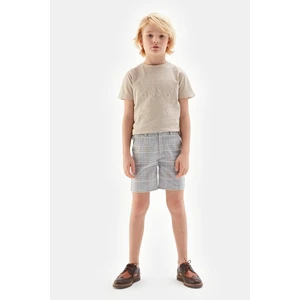 Erkek Çocuk Ekose Şort 23SS0NB3121