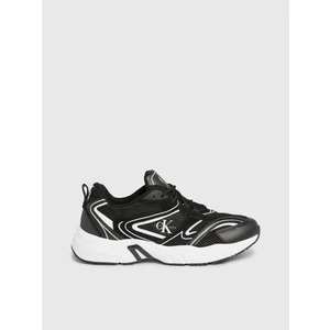 Calvin Klein Erkek Calvin Klein Marka Logolu Süet Deri Üst Kısımlı Eva Dış Tabanlı Rahat Iç Köpük Tabanlı Siyah Sneaker YM0YM00589-0GM