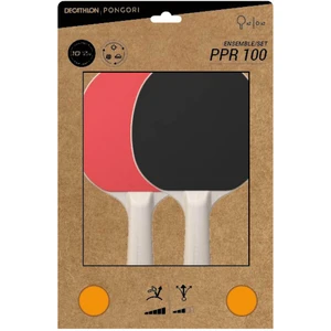 Pongori Masa Tenisi Raket + Top Seti - 2 Raket/3 Top - PPR 100