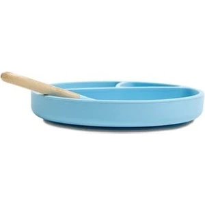 Vakum Tabanlı Silikon Tabak - Mavi