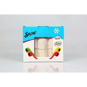 Snow Fıyat Etiketi Motex Etiket Beyaz 600’lü Sarım 36 Rulo