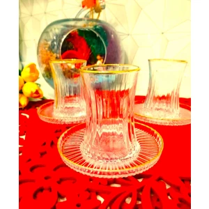 Elysia Gold Paşabahçe Çay Seti 12 Parça