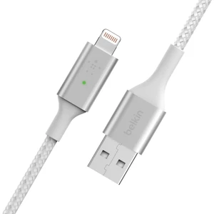 Smart LED Şarj Kablosu USB - Lightning 4 ft/1.2 Metre Beyaz