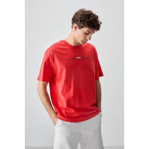 Air Jones Fiesta %100 Pamuk Kalın Yumuşak Dokulu Oversize Fit Baskılı Erkek T-Shirt - 88357