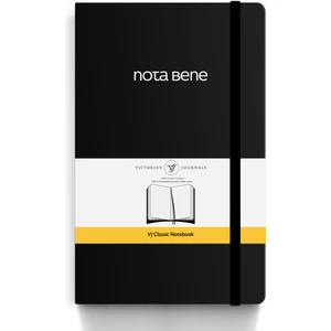 Victoria's Journals Nota Bene Classic Esnek Kapak Defter, 13X21 Cm, Çizgili