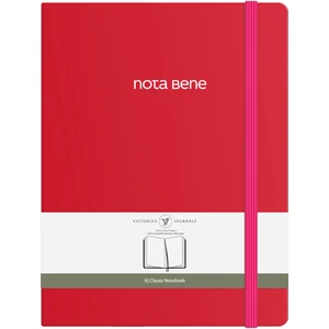 Victoria's Journals Nota Bene Classic Sert Kapak Defter, 19X25 Cm, Çizgili