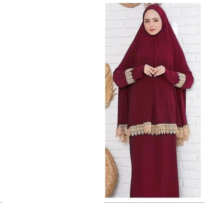 Namaz Kıyafetleri 2 Parç Dantelli