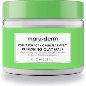 Kil Maskesi - Kahve Özü + Yeşil Çay Özü Tazeleyici Kil Maskesi 100 ml
