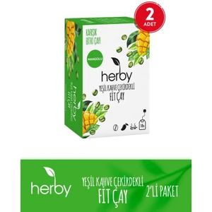 Yeşil Kahve Çekirdekli Fit Çay 2'li