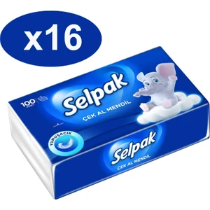 Çek Al Mendil 100 Adet x 16 Lı Set