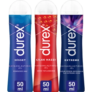 Hisset 50ml + Çilek Jel 50ml + Extreme Anal  Jel 50ml