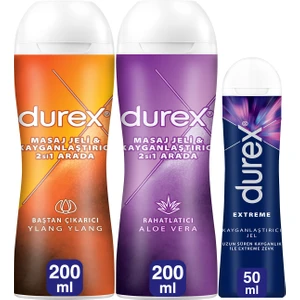 Play Aloe Vera 200ml + Ylang Ylang 200ml + Extreme Anal  Jel 50ml
