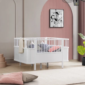 Montessori Yatak, Siesta Büyüyen Beşik - Beyaz