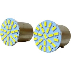 18 LED Çiçek 93 Tek Duy Beyaz