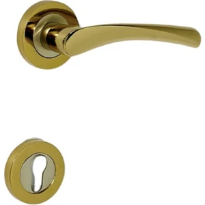 Bravo Albirifin Rozetli Kapı Kolu Yale Çelik Kapı Kolu Sol Basar 1 Adet