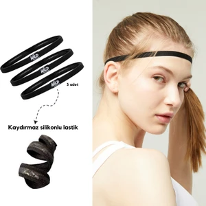 Wild Athletic Kaydırmaz Spor Saç Bandı Tokası Üçlü Paket Wildflex