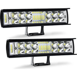 Sant Kuee LED Işık Çubuğu 6 Inç 60 W 6000LM LED Bölmeler Taşkın Nokta Işın Combo Off Road Sürüş Sis Lambası Kamyon Atv Tekne Için - 2 Adet (Yurt Dışından)