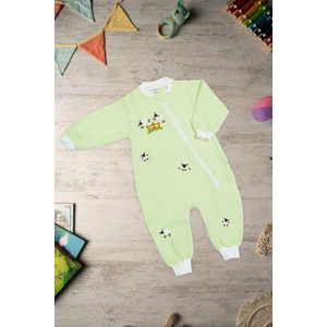 Becalm Online Be'calmonline - Organik Müslin - Uniseks - Uyku Tulumu - Fıstık Yeşili