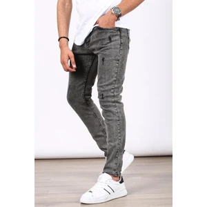 Skinny Fit Füme Erkek Jean Modern Tasarım 5680 Rahat Kullanım İçin