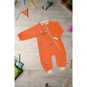 Becalm Online Be'calmonline - Organik Müslin - Uniseks - Uyku Tulumu - Turuncu