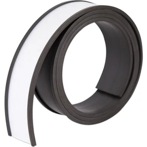 Dünya Magnet Kanallı Etiket Raf Magneti ,  Şerit Mıknatıs, Esnek Magnet, En: 4 Cm, Boy: 1 Metre