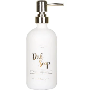 Binbirdemet Beyaz Cam Bulaşık Sabunu Şişesi - 500 ml