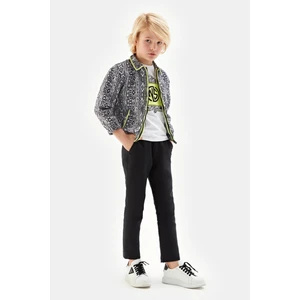Bg Store Erkek Çocuk Desenli Ceket 23SS1NB3717